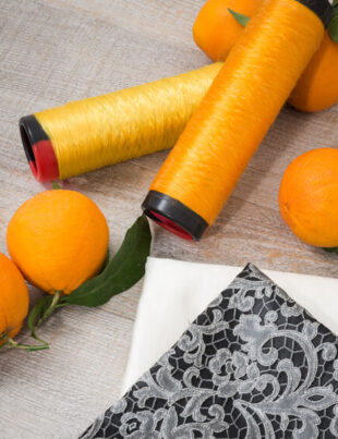 Orange fabric