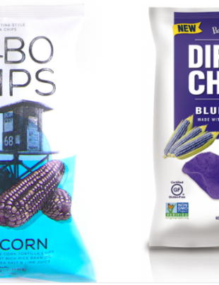 Blue corn popcorn