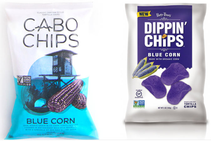 Blue corn popcorn